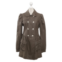 Armani Collezioni Jacket/Coat Linen in Khaki