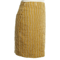 Reiss skirt in Mustard yellow