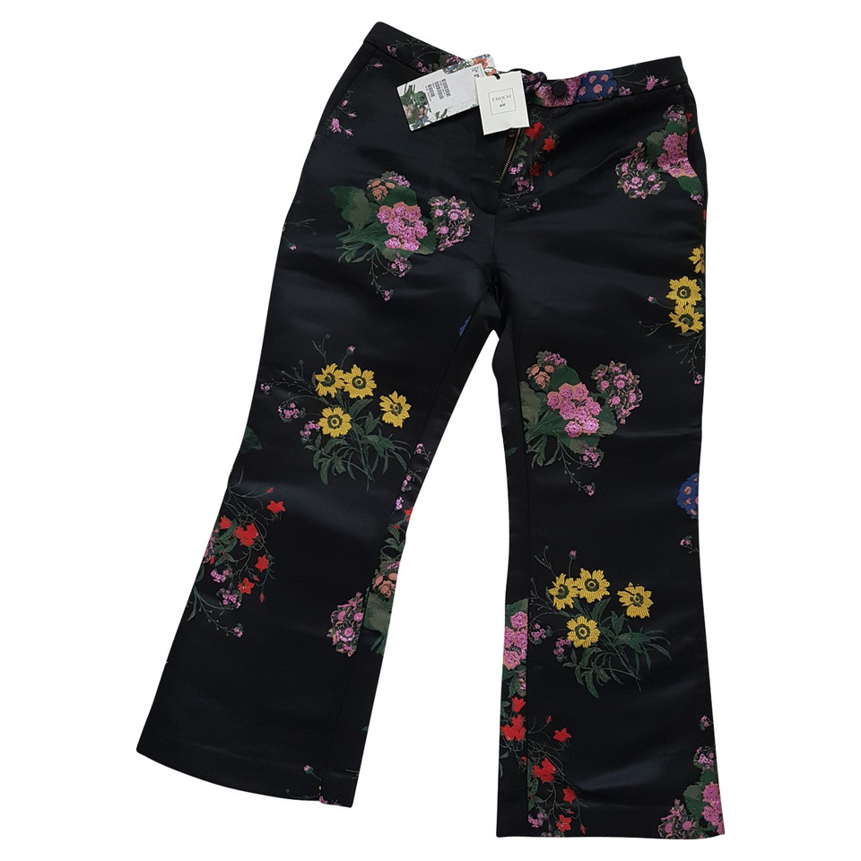 H&M (Designers Collection For H&M) Pantalon avec broderie florale