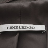 René Lezard Blazer in meliertem Grau