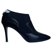 Pollini Pumps/Peeptoes Leer in Zwart