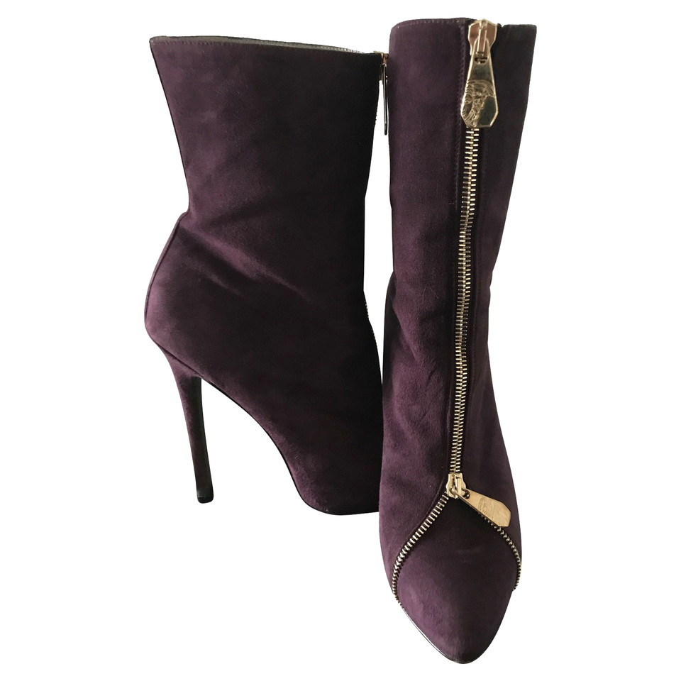 Versace Suede ankle boots