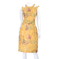 Oscar De La Renta Taffeta dress with belt