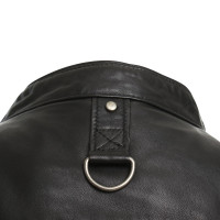 Autres marques Designers Remix Collection - manteau en cuir noir