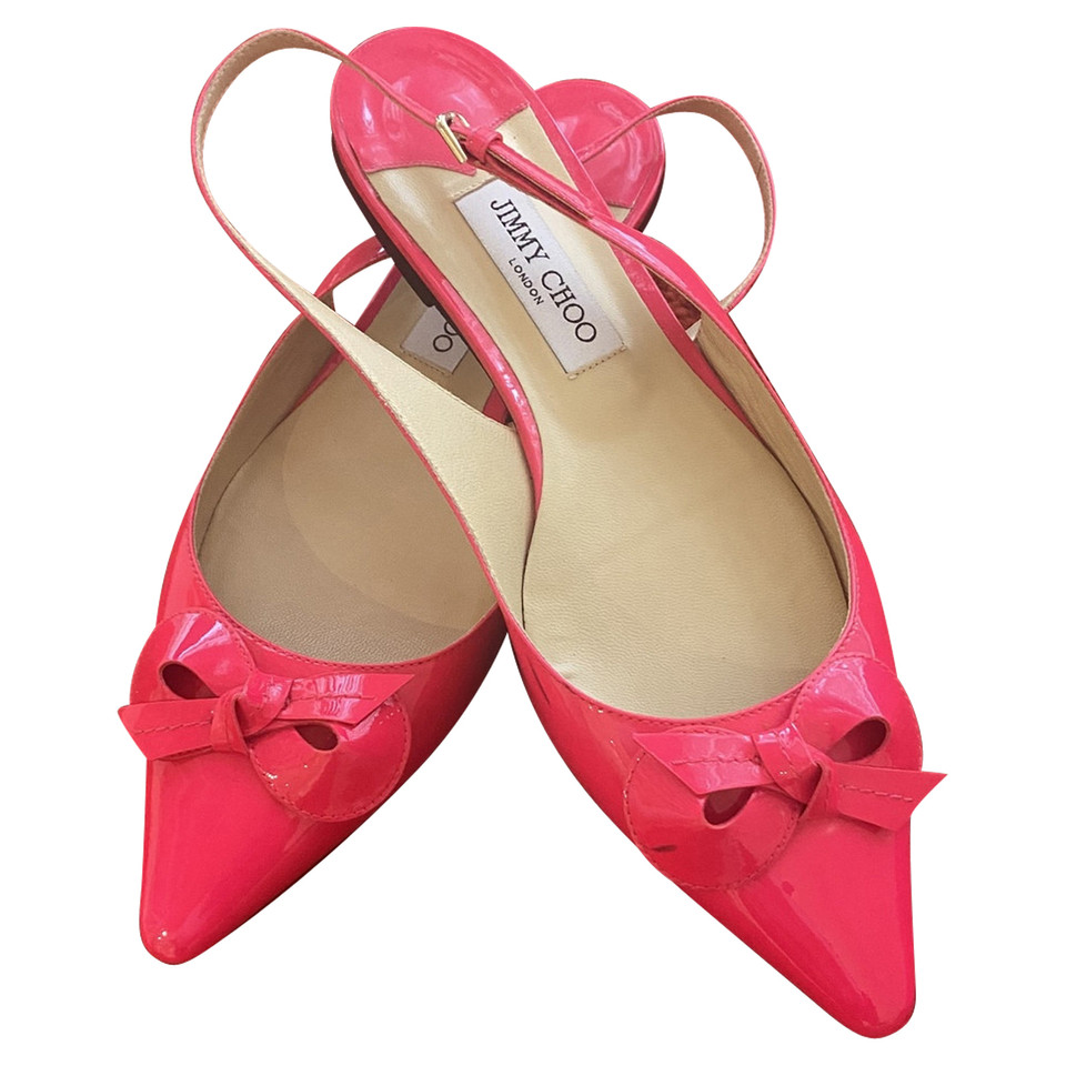 Jimmy Choo Sandals Patent leather in Pink