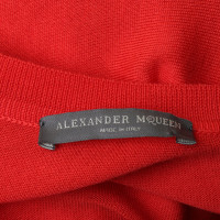 Alexander McQueen Maglia abito in rosso