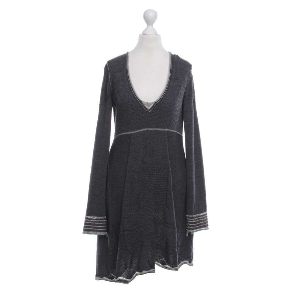 Marithé Et Francois Girbaud Knit dress with patterns