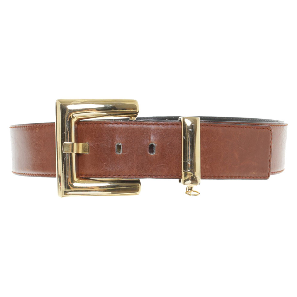 Escada Brown leather belt