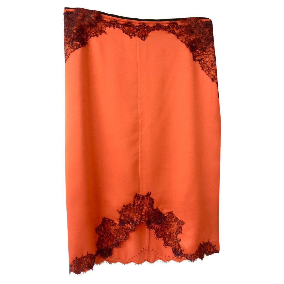 Rag & Bone Skirt Silk in Orange