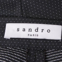 Sandro Shorts in Schwarz/Weiß