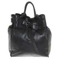 Jil Sander Sac en cuir noir