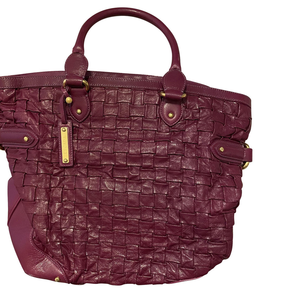Escada Handbag Leather in Violet