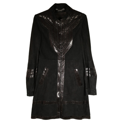 Gucci Jacket/Coat Suede in Black
