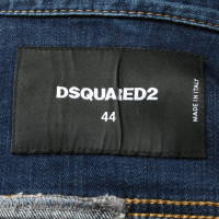 Dsquared2 Jacke/Mantel aus Baumwolle in Blau