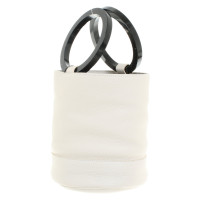 Simon Miller Handbag Leather in Cream