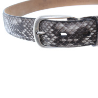 Fausto Colato Printed Python leather belt