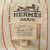 Hermès Blazer met selectievakje patroon