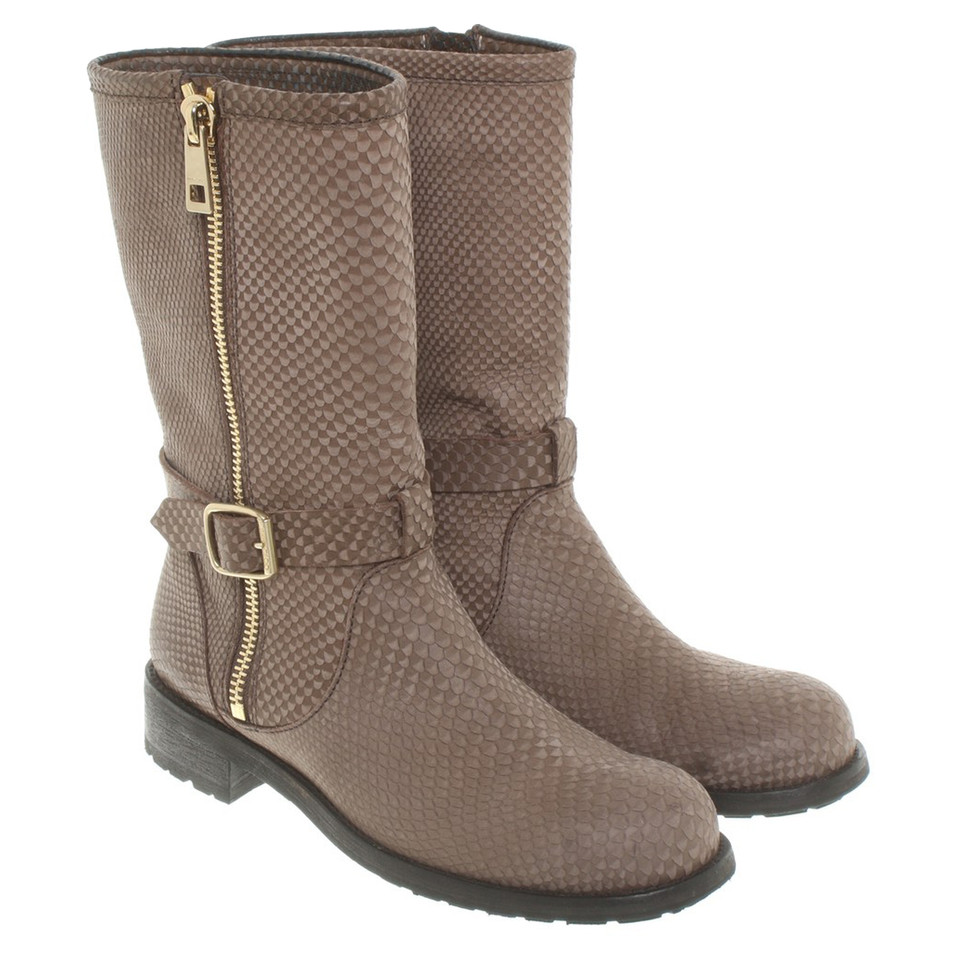 Jimmy Choo Boots in Taupe