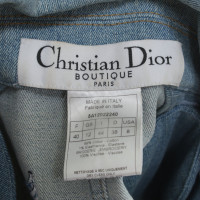 Christian Dior Blazer aus Baumwolle in Blau