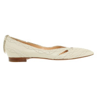 Sergio Rossi Slippers/Ballerinas Leather in Cream