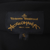 Vivienne Westwood Schwarzes Kleid mit Drapierung