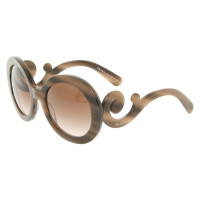 Prada Lunettes de soleil avec de grandes lunettes