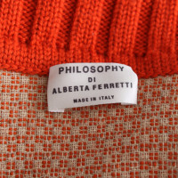 Alberta Ferretti Jacke/Mantel in Orange