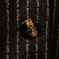 Hugo Boss Mantel aus Schurwolle mit Nadelstreifen