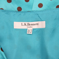 L.K. Bennett Seidenkleid mit Muster