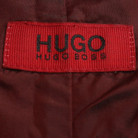 Hugo Boss Lederjacke in Rot