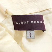 Talbot Runhof Robe en gris / beige