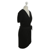D&G Zwarte jurk in wrap-look