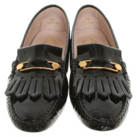 Tod's Slippers/Ballerinas Patent leather in Black