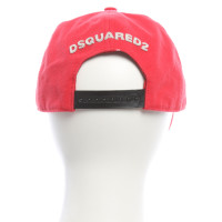 Dsquared2 Hoed/Muts Canvas in Rood