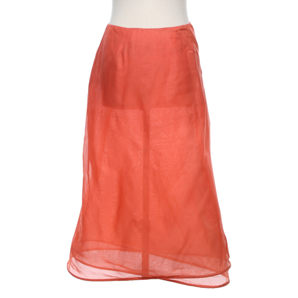 Etro Skirt Silk in Orange