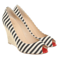 Christian Louboutin Wedges with striped pattern