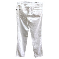 Alexander McQueen Paio di Pantaloni in Cotone in Bianco