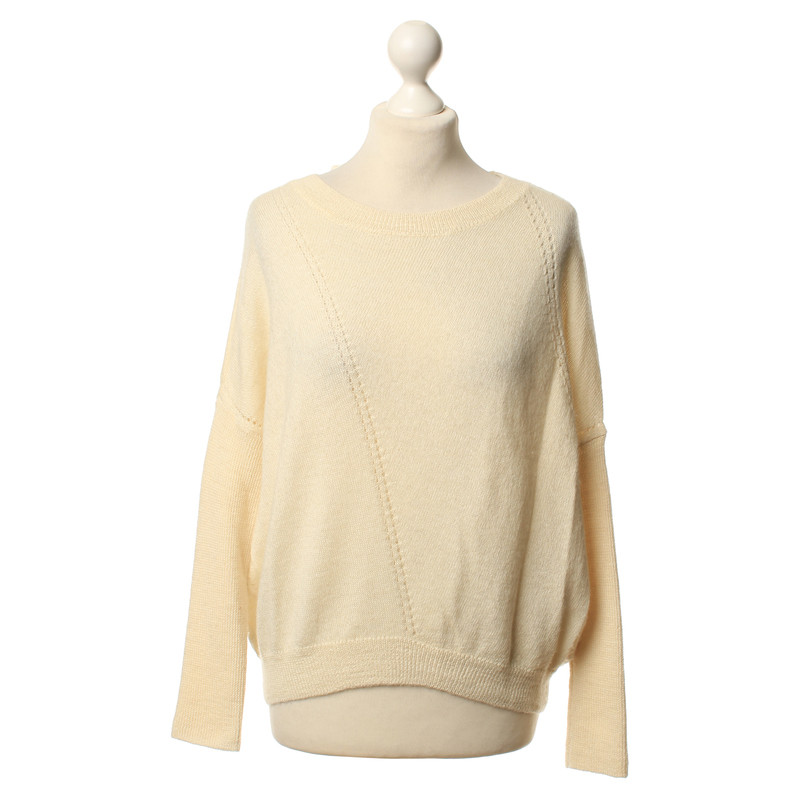 Vanessa Bruno Crème gebreide pullover 