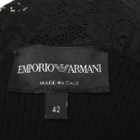 Armani Gebreide top in zwart