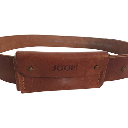 Joop! Leather belt with bag