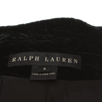 Ralph Lauren Velvet blazer in zwart