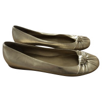 Prada Slippers/Ballerinas Leather in Gold