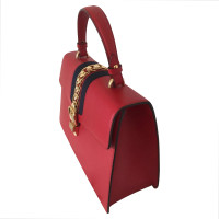 Gucci Sylvie Bag Medium aus Leder in Rot