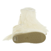 Mou Ankle boots Fur in Cream