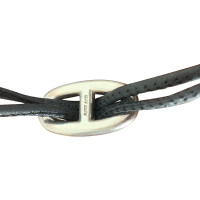 Hermès Armband Zilver in Zwart