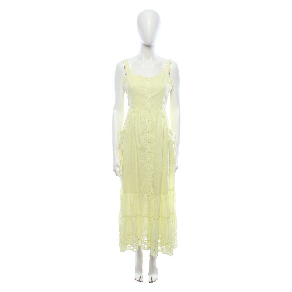 French Connection Kleid aus Baumwolle in Gelb