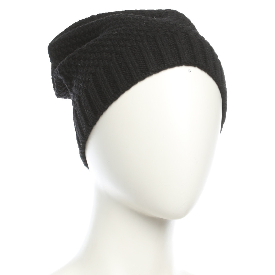 Ffc Hut/Mütze aus Wolle in Schwarz