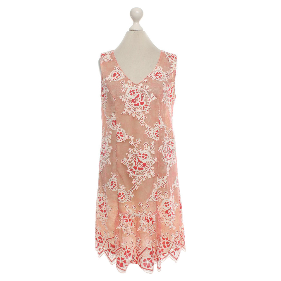 Anna Sui Dress in coral red