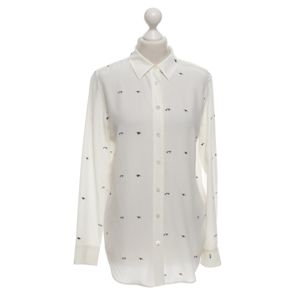 Equipment Silk blouse in offwhite