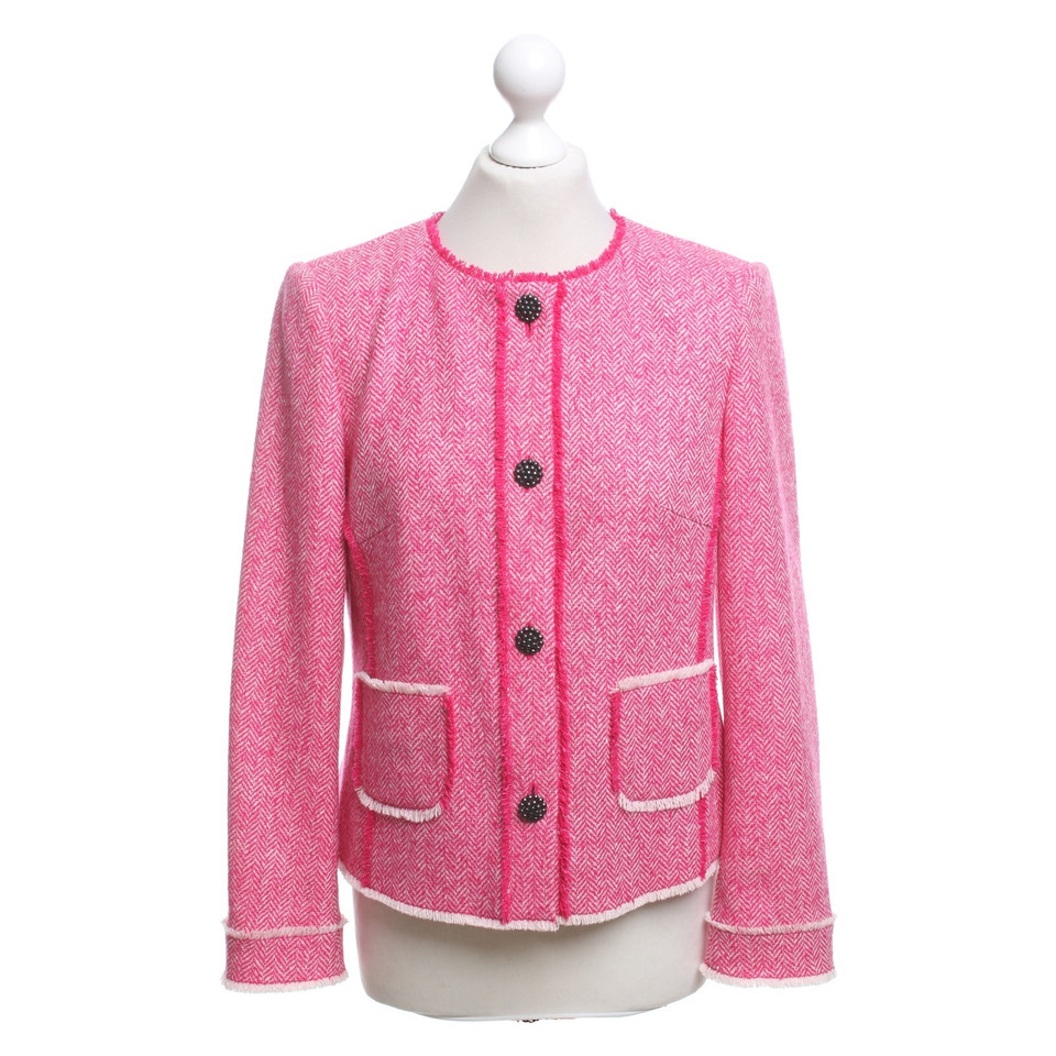 Marc Cain Jacket in pink / white